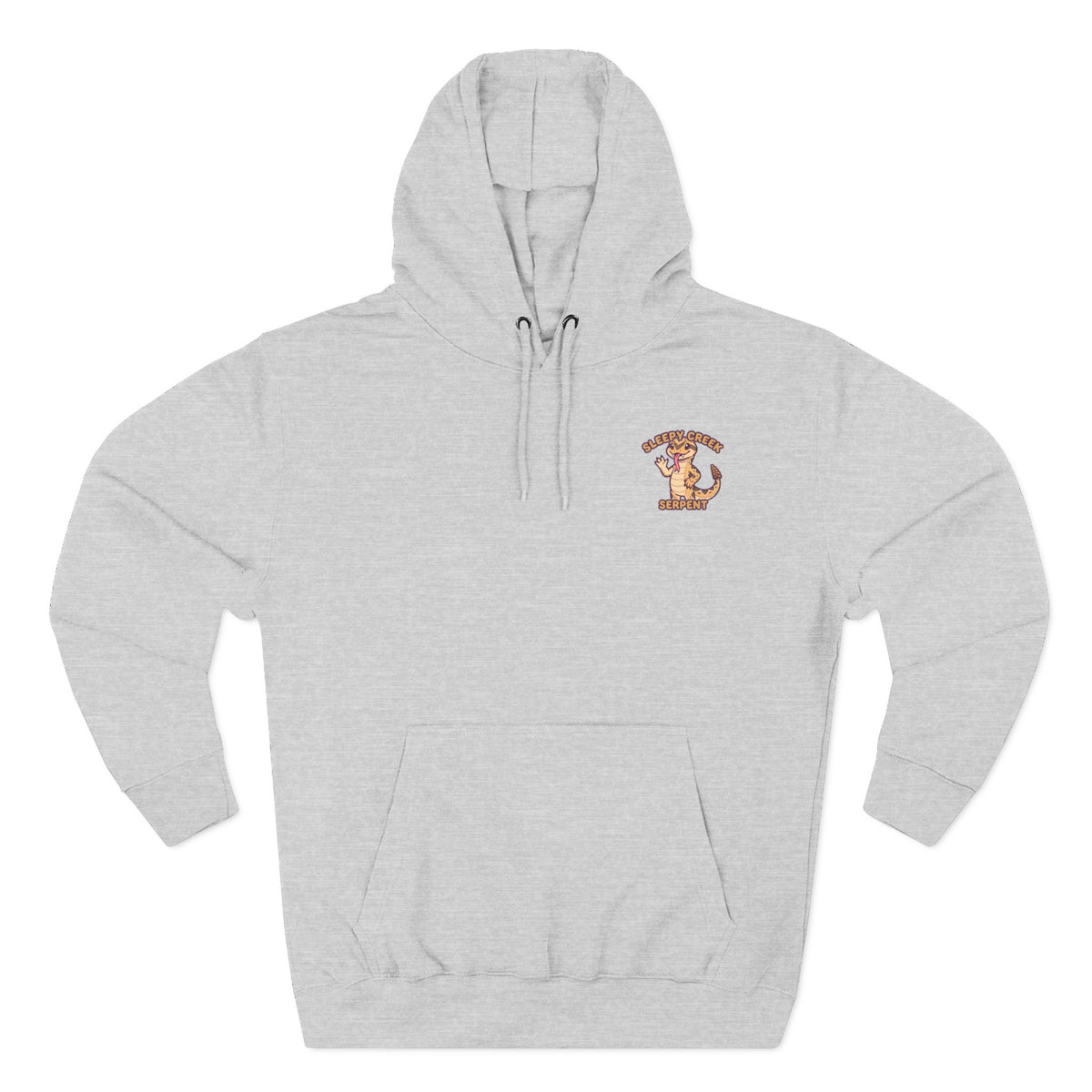 SLEEPY CREEK SERPENT CUTE Three-Panel Fleece Hoodie
