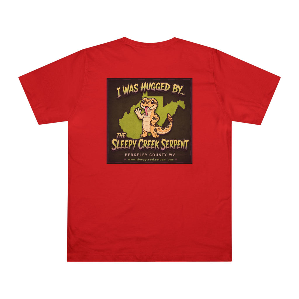 I Was Hugged By... SLEEPY CREEK SERPENT WV Deluxe T-shirt