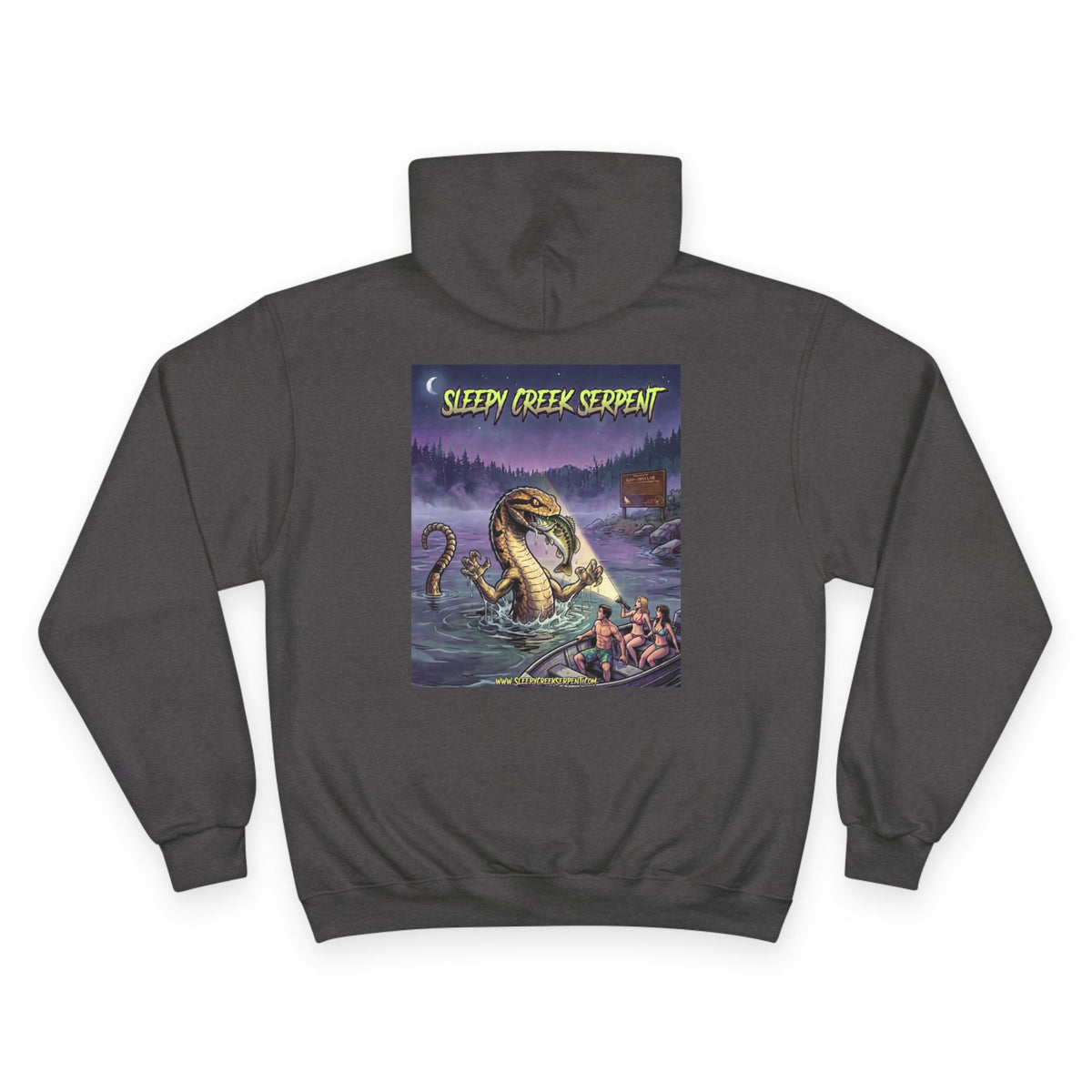 SLEEPY CREEK SERPENT LAKE NIGHT SURPRISE Champion Hoodie