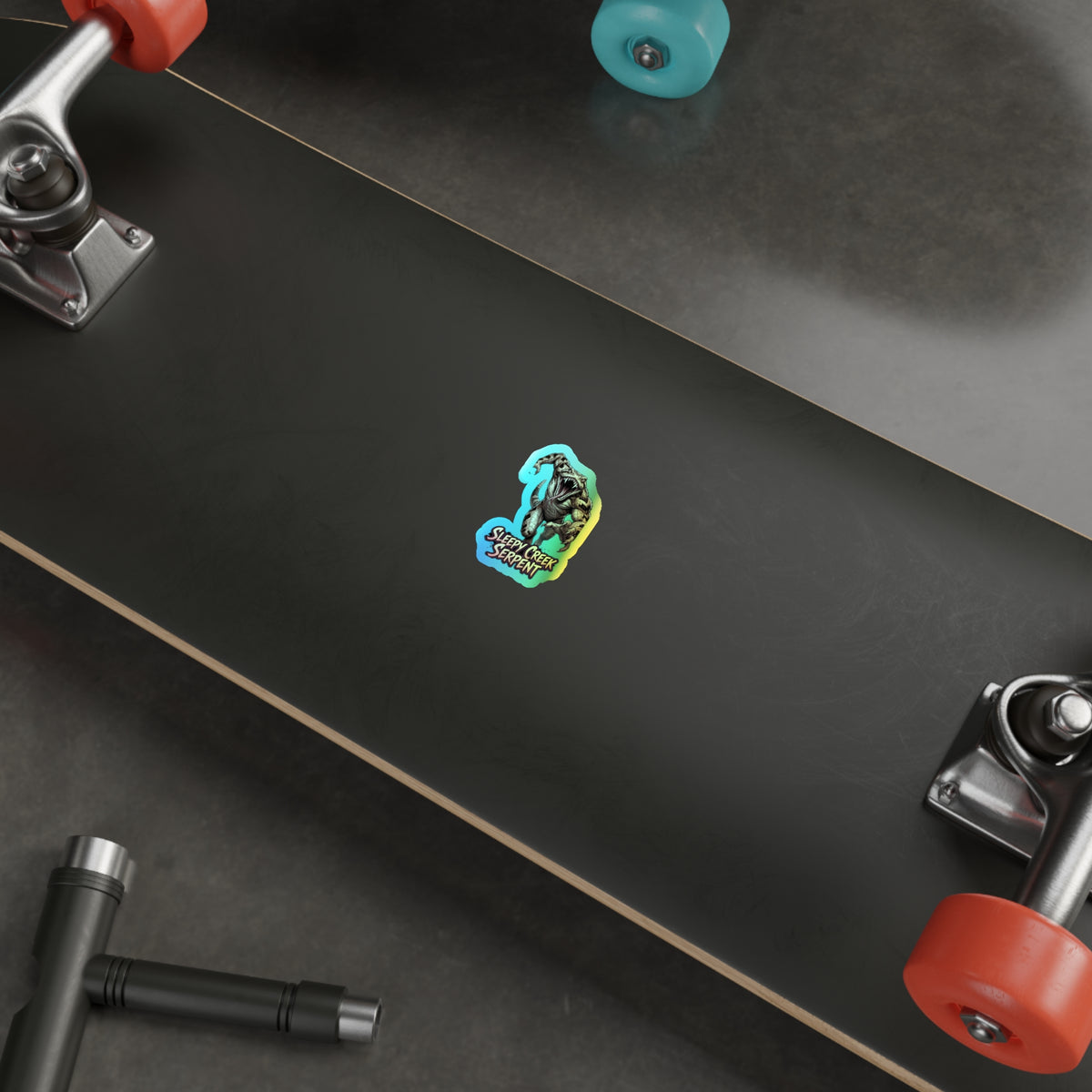 SLEEPY CREEK SERPENT CHASE Holographic Die-cut Stickers