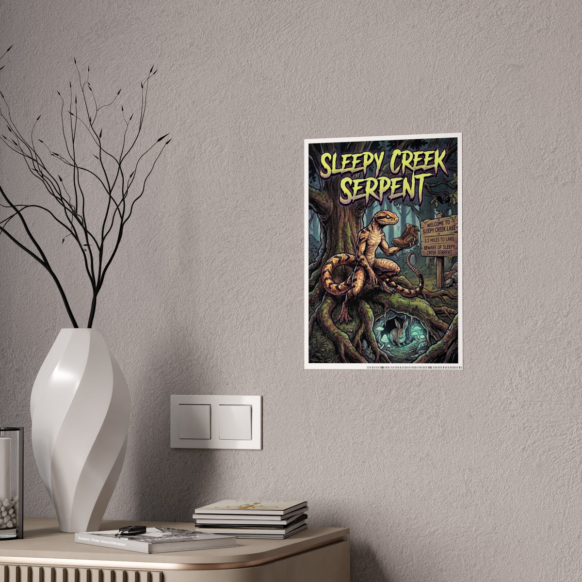 SLEEPY CREEK SERPENT HIKERS NIGHTMARE Gloss Posters