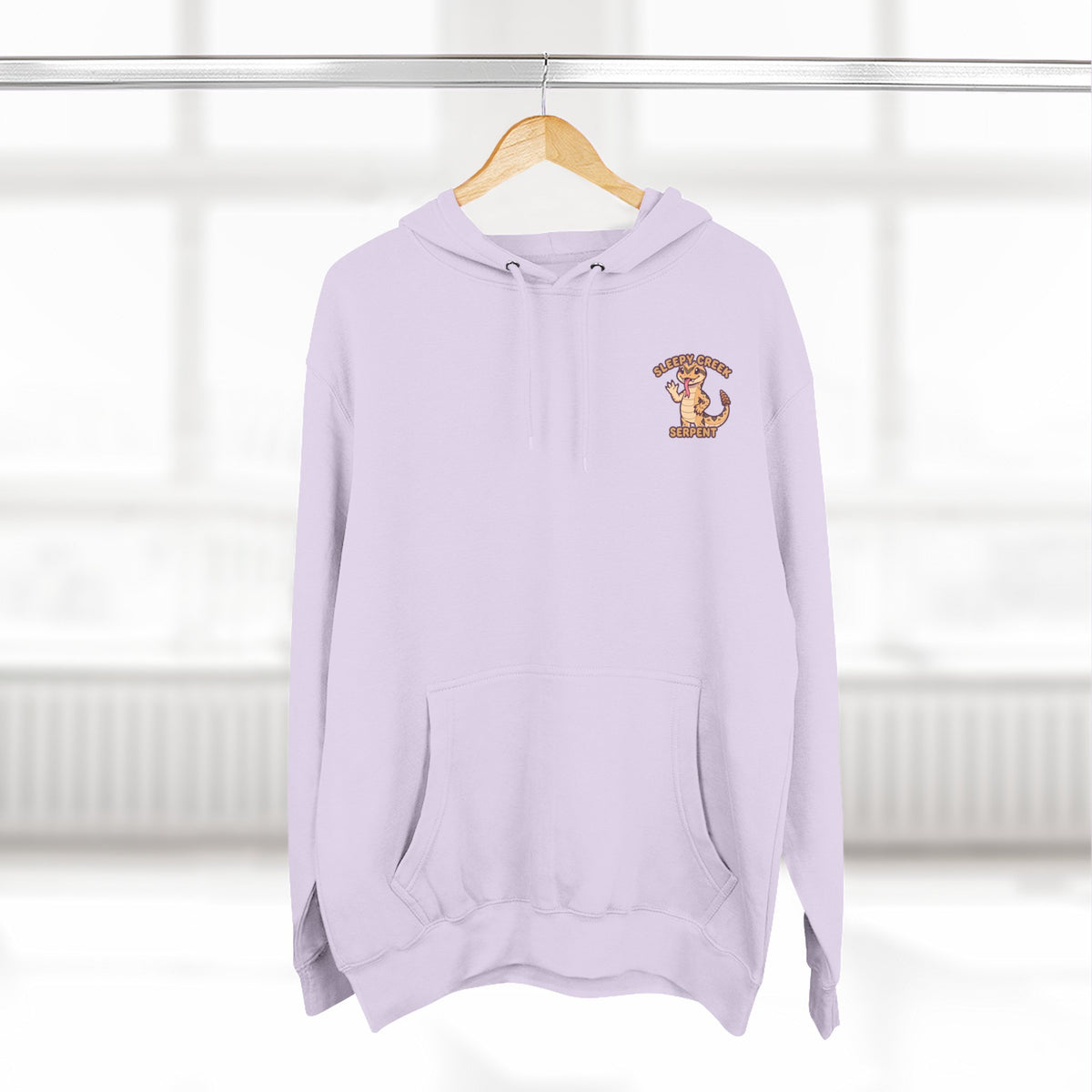 SLEEPY CREEK SERPENT CUTE Three-Panel Fleece Hoodie