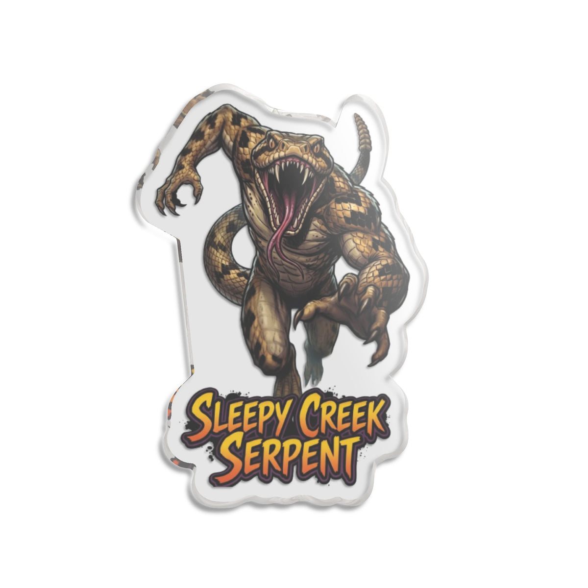 SLEEPY CREEK SERPENT CHASE Custom Cut Statue