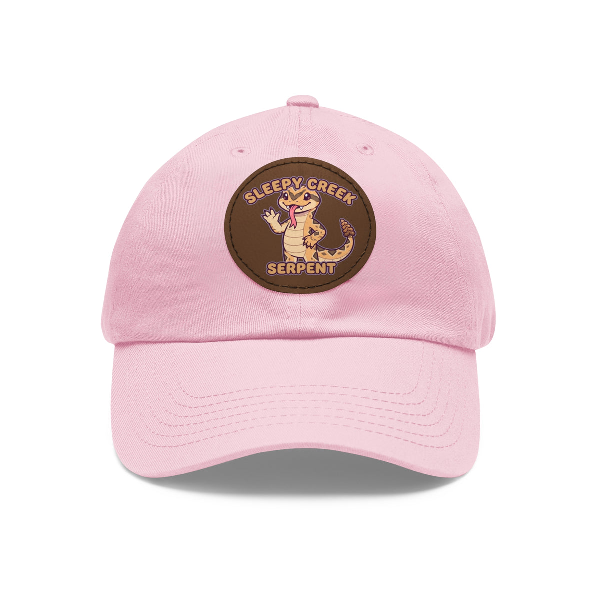SLEEPY CREEK SERPENT CUTE Hat with Leather Patch (Round)