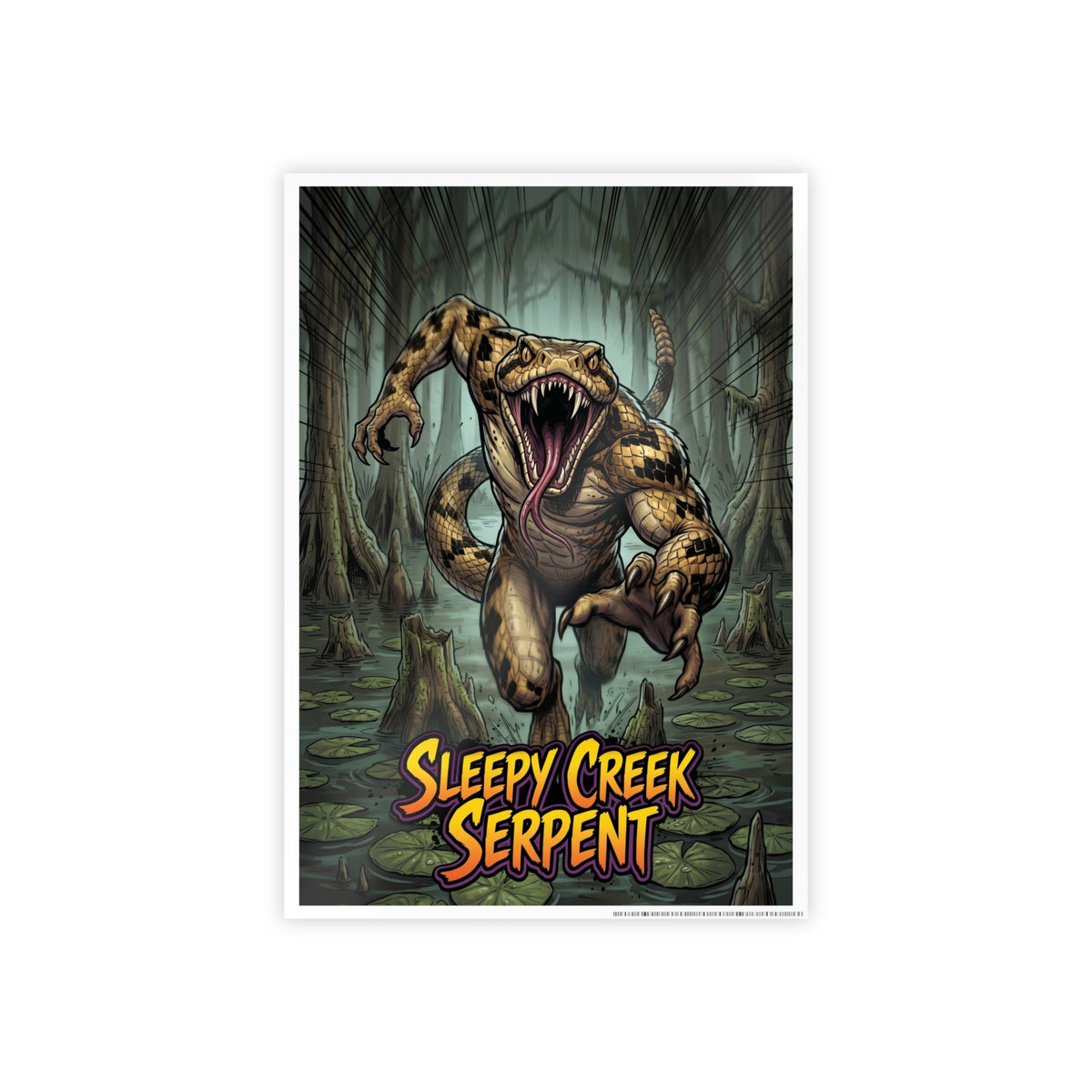 SLEEPY CREEK SERPENT NIGHT ATTACK Gloss Posters