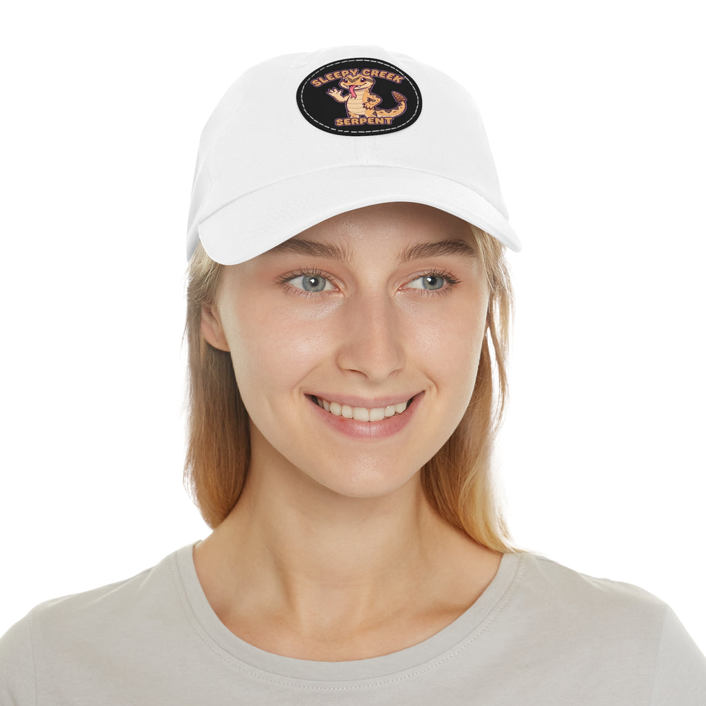 SLEEPY CREEK SERPENT CUTE Hat with Leather Patch (Round)