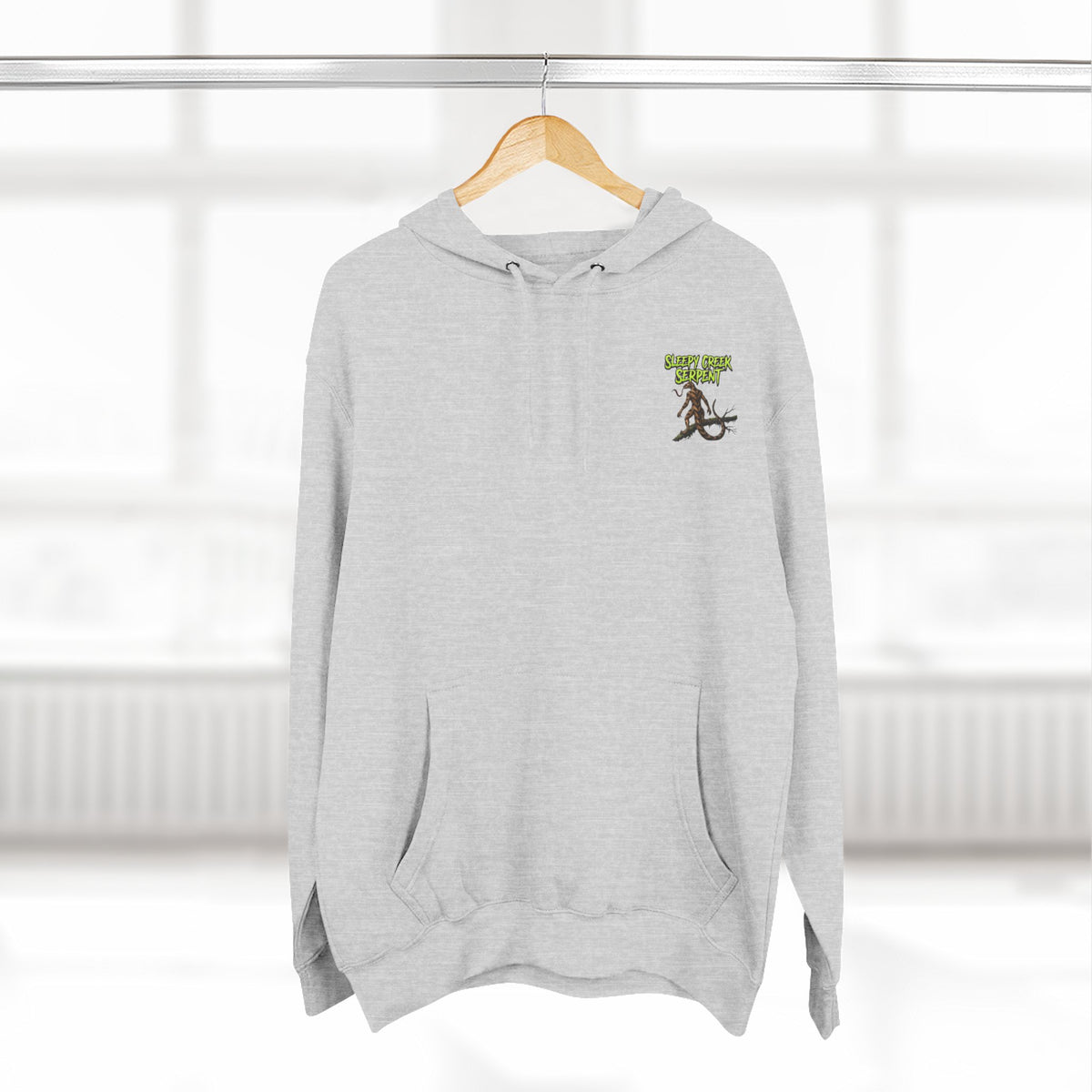 SLEEPY CREEK SERPENT OVERLOOK Three-Panel Fleece Hoodie