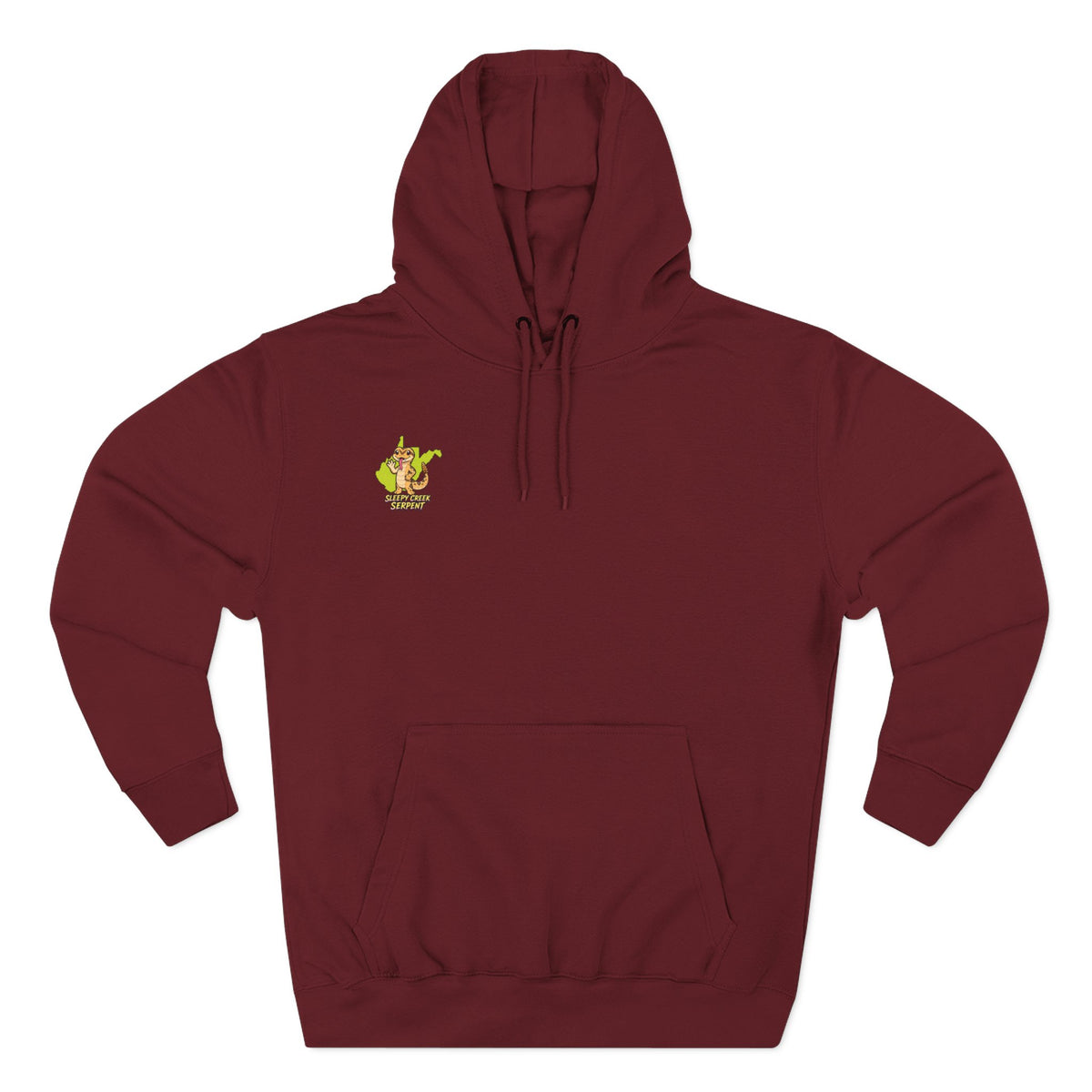 I Was Hugged By.... SLEEPY CREEK SERPENT WV Three-Panel Fleece Hoodie