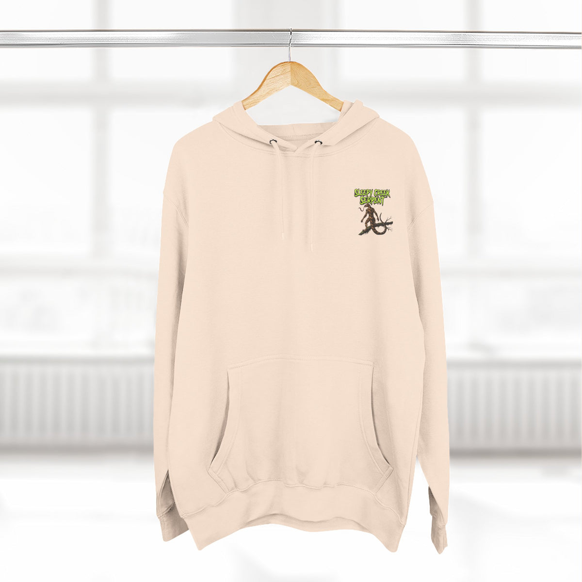 SLEEPY CREEK SERPENT OVERLOOK Three-Panel Fleece Hoodie