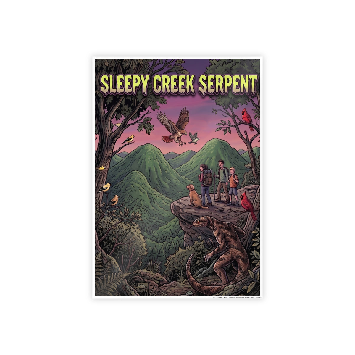 SLEEPY CREEK SERPENT OVERLOOK Gloss Posters
