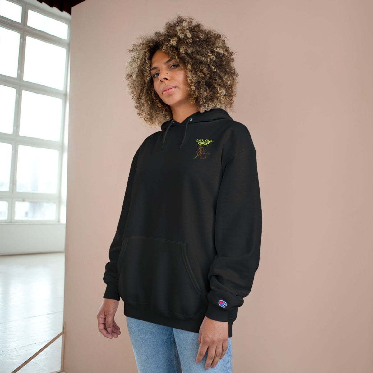 SLEEPY CREEK SERPENT LAKE NIGHT SURPRISE Champion Hoodie
