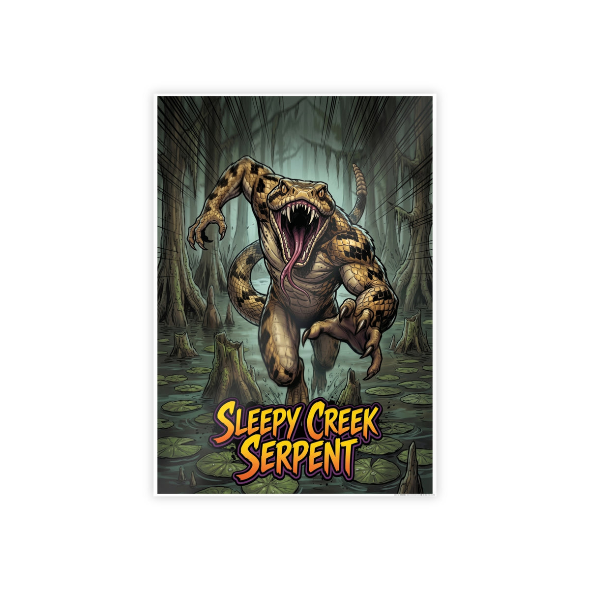 SLEEPY CREEK SERPENT NIGHT ATTACK Gloss Posters