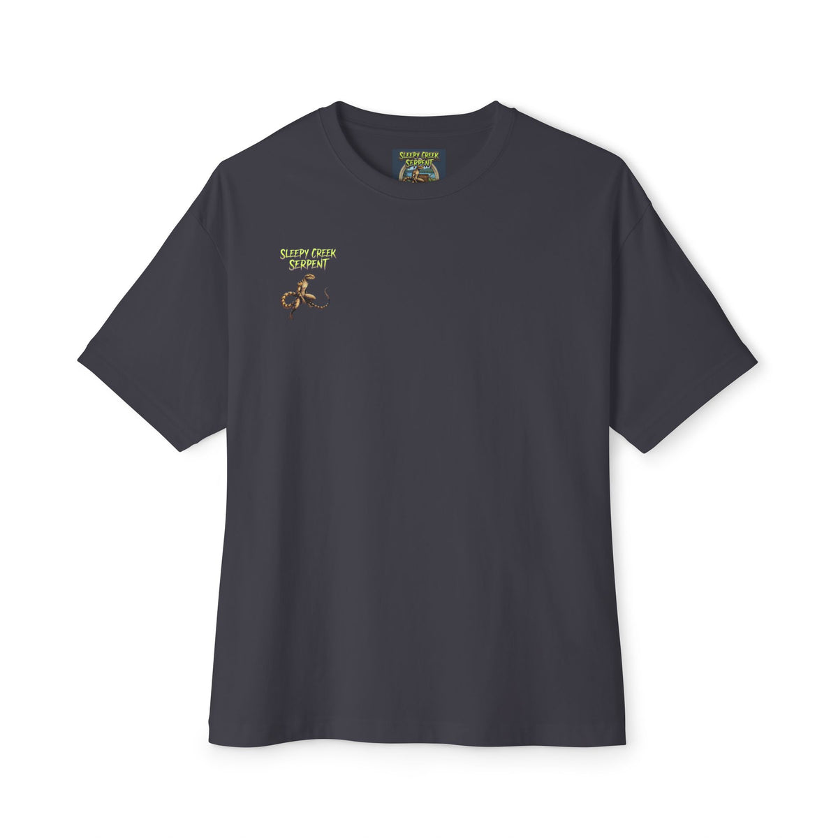 SLEEPY CREEK SERPENT LAKE SIGN  Oversized Boxy Tee