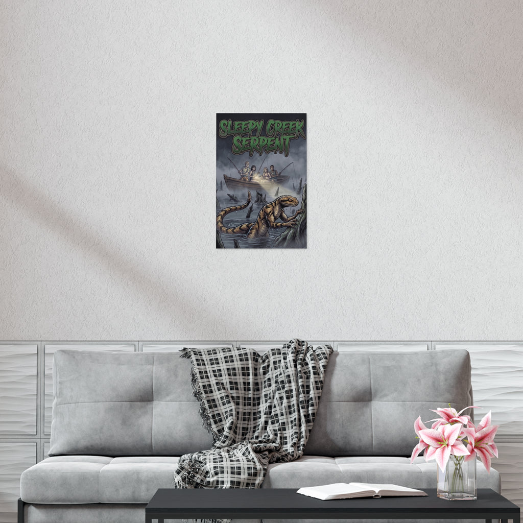 SLEEPY CREEK SERPENT LATE FISHING TRIP Uncoated Posters