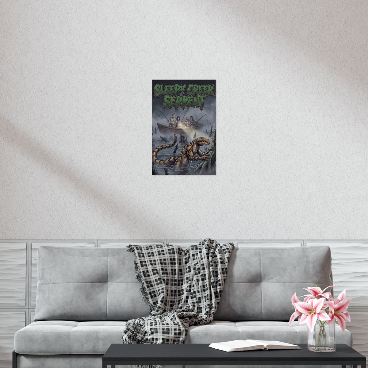 SLEEPY CREEK SERPENT LATE FISHING TRIP Uncoated Posters