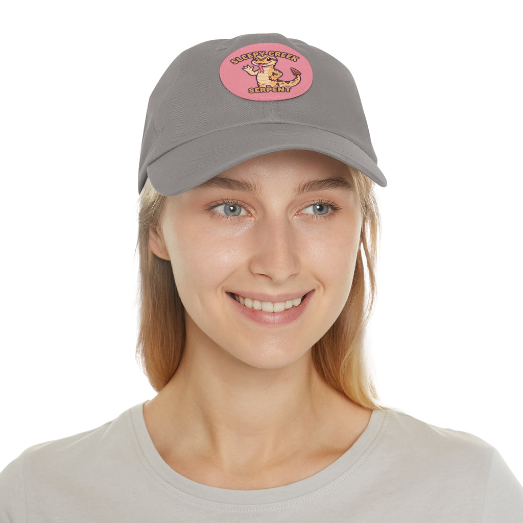 SLEEPY CREEK SERPENT CUTE Hat with Leather Patch (Round)