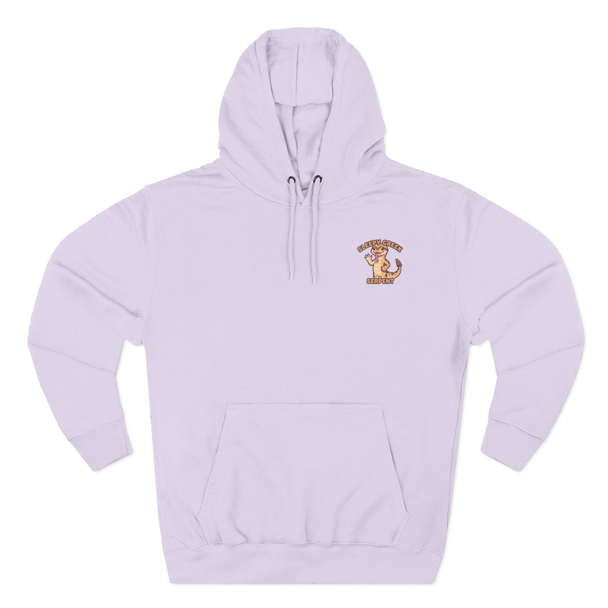 SLEEPY CREEK SERPENT CUTE Three-Panel Fleece Hoodie