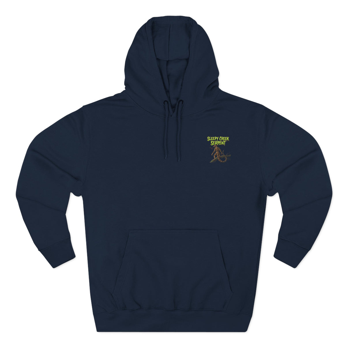 SLEEPY CREEK SERPENT OVERLOOK Three-Panel Fleece Hoodie