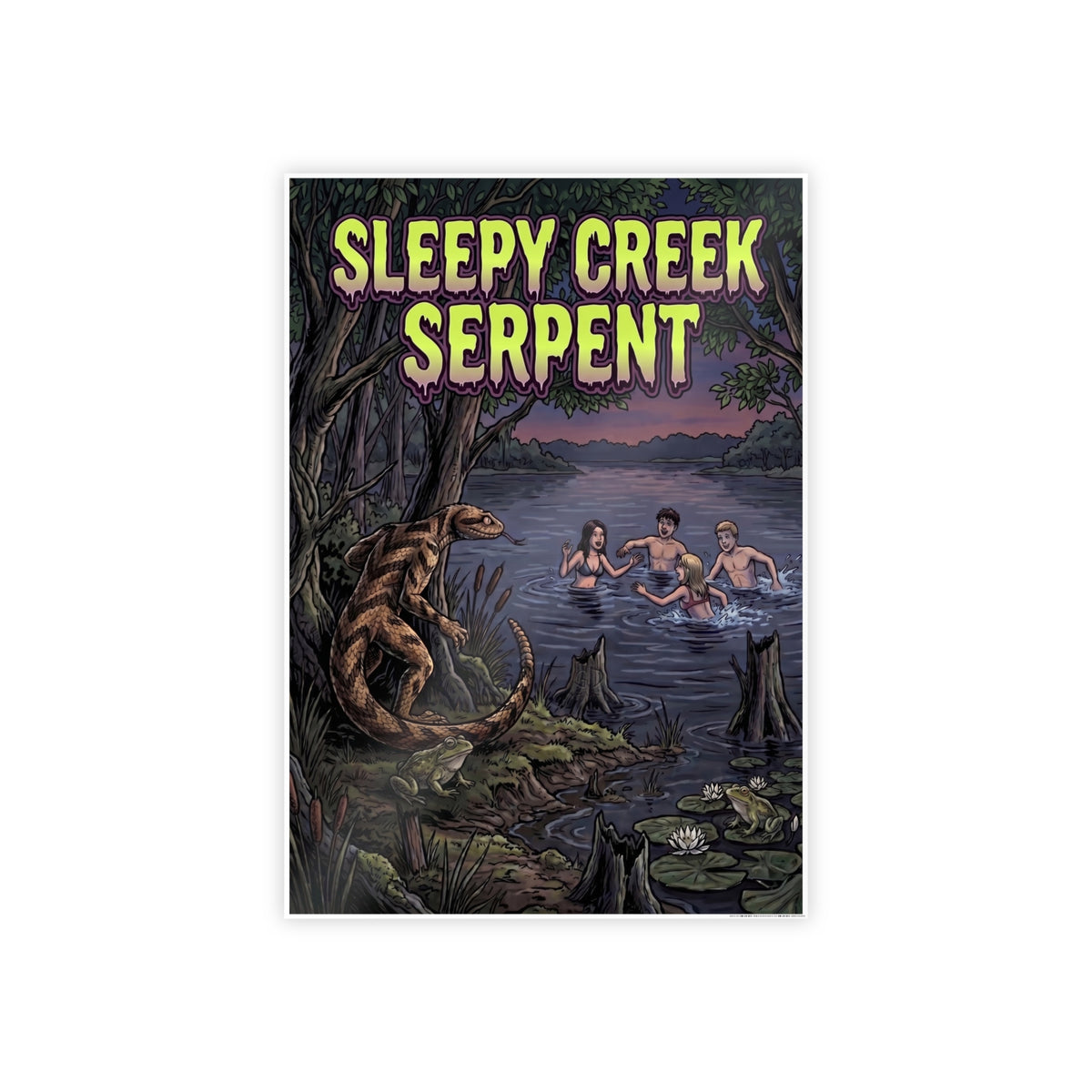 SLEEPY CREEK SERPENT LAKE SURPRISE Gloss Posters