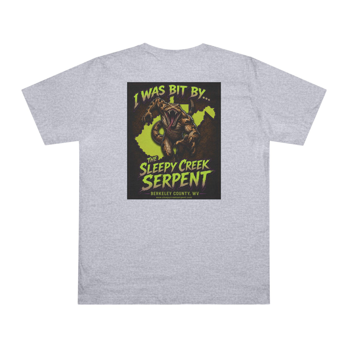 I Was Bit By... SLEEPY CREEK SERPENT WV Deluxe T-shirt