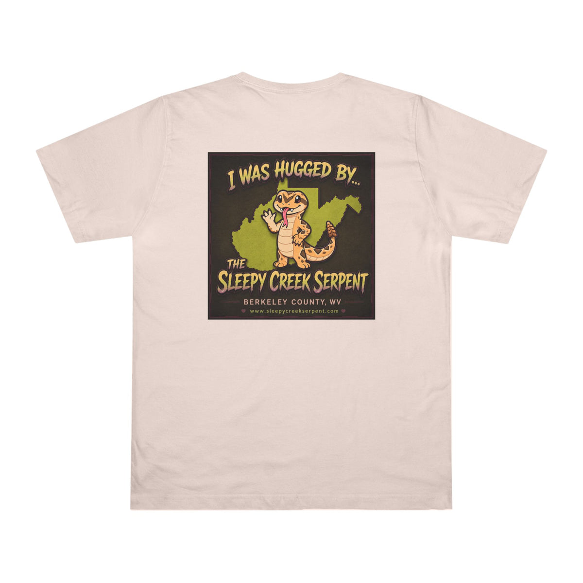 I Was Hugged By... SLEEPY CREEK SERPENT WV Deluxe T-shirt