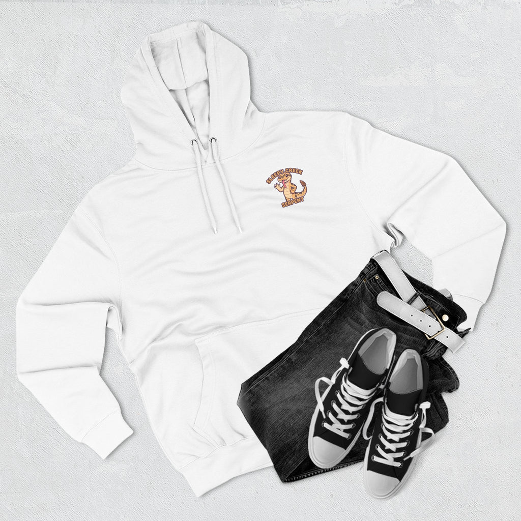 SLEEPY CREEK SERPENT CUTE Three-Panel Fleece Hoodie