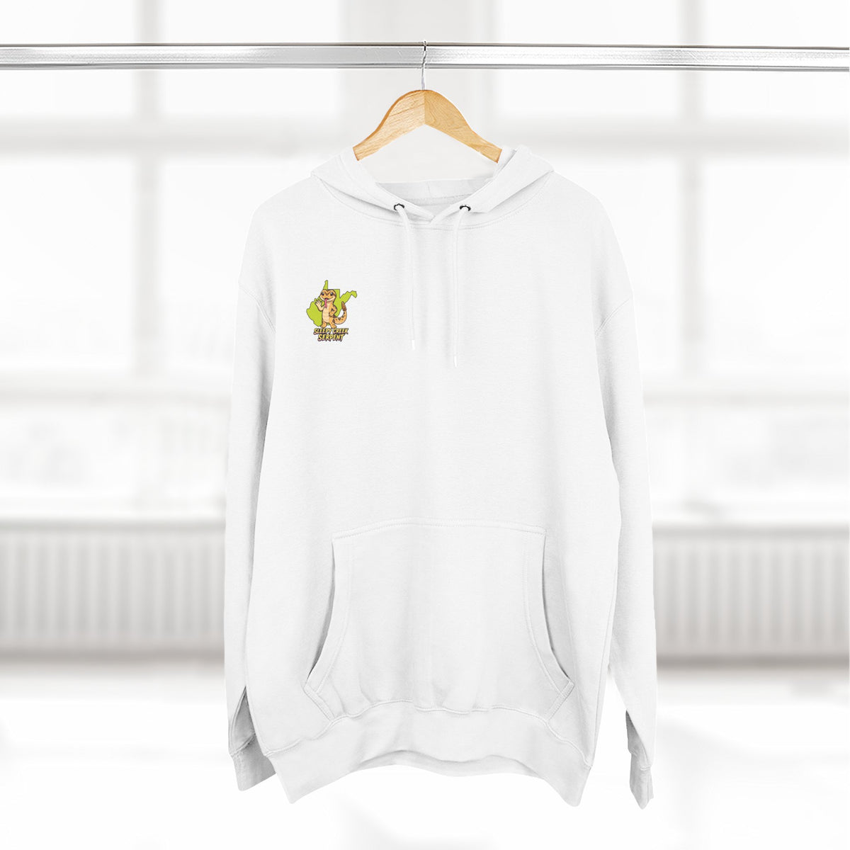 I Was Hugged By.... SLEEPY CREEK SERPENT WV Three-Panel Fleece Hoodie