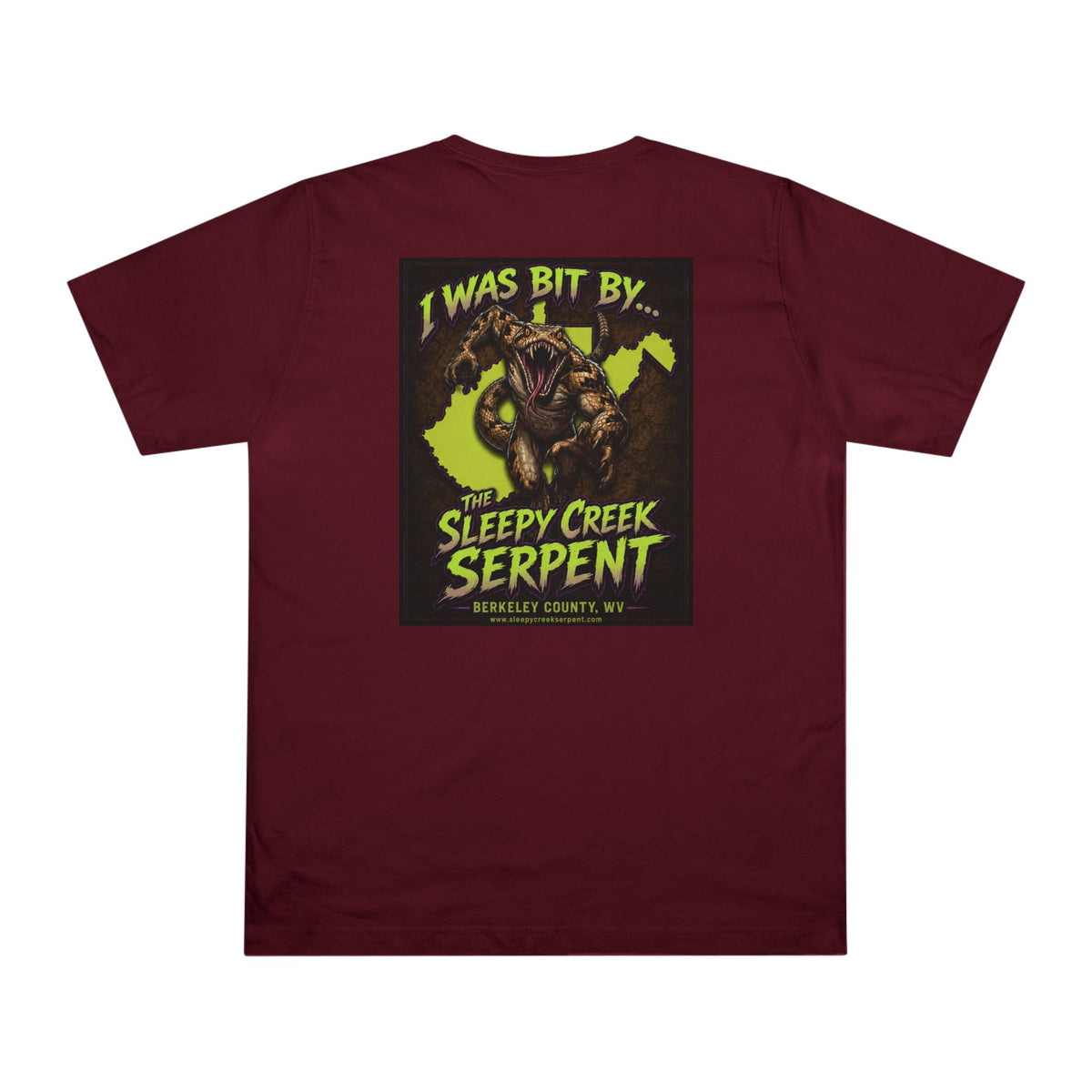 I Was Bit By... SLEEPY CREEK SERPENT WV Deluxe T-shirt