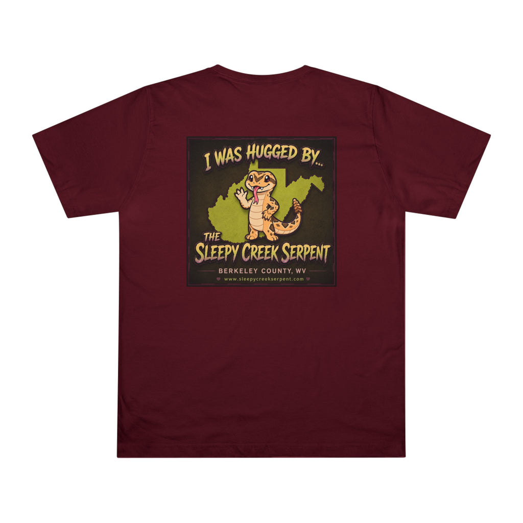 I Was Hugged By... SLEEPY CREEK SERPENT WV Deluxe T-shirt