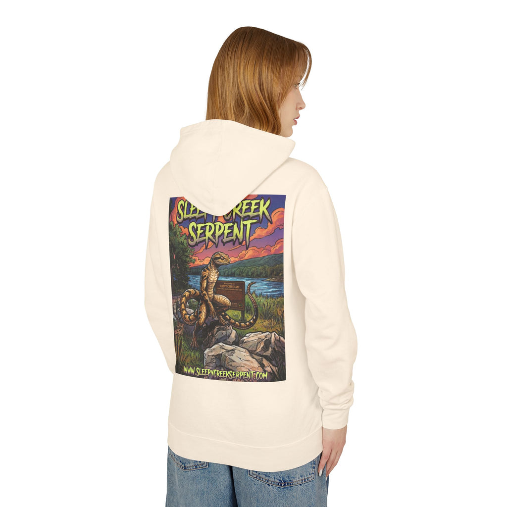SLEEPY CREEK SERPENT LAKE SIGN  Lightweight Hooded Sweatshirt