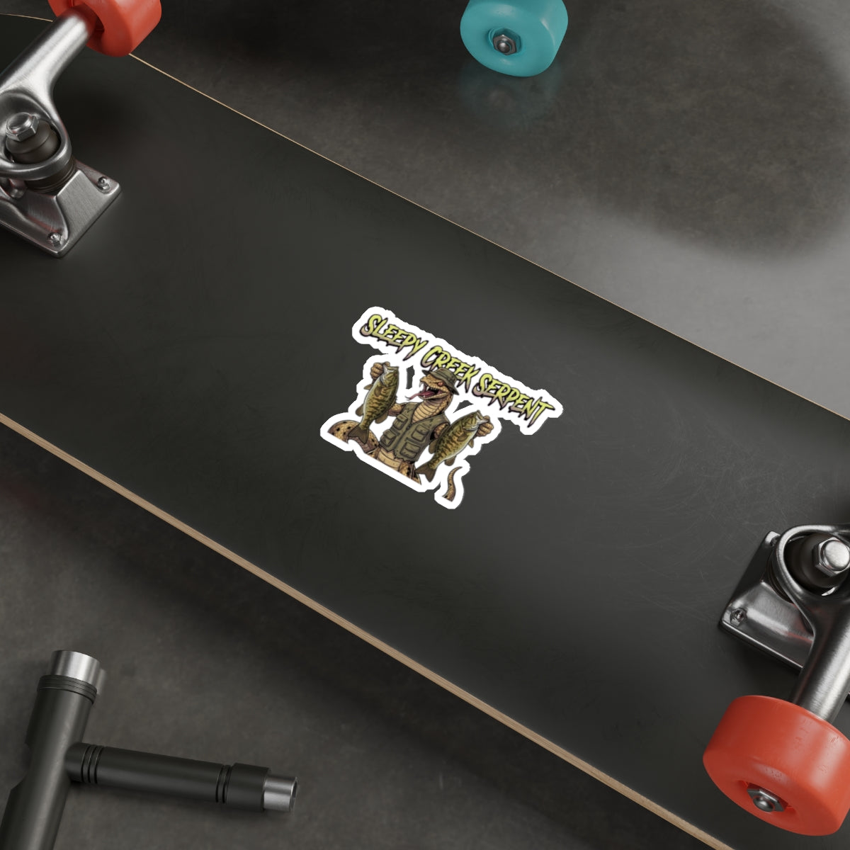 SLEEPY CREEK SERPENT SMALLMOUTH FRENZY Die-Cut Stickers