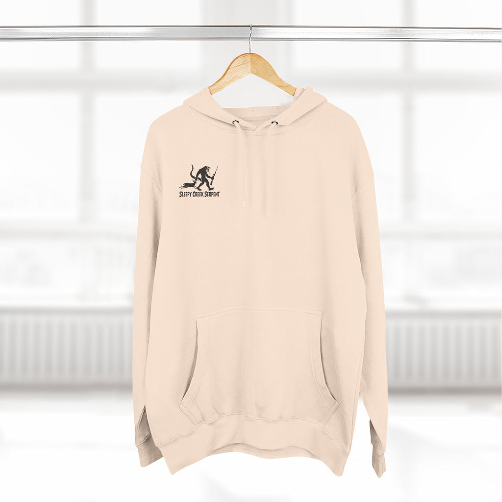 SLEEPY CREEK SERPENT RIFLE SEASON Three-Panel Fleece Hoodie