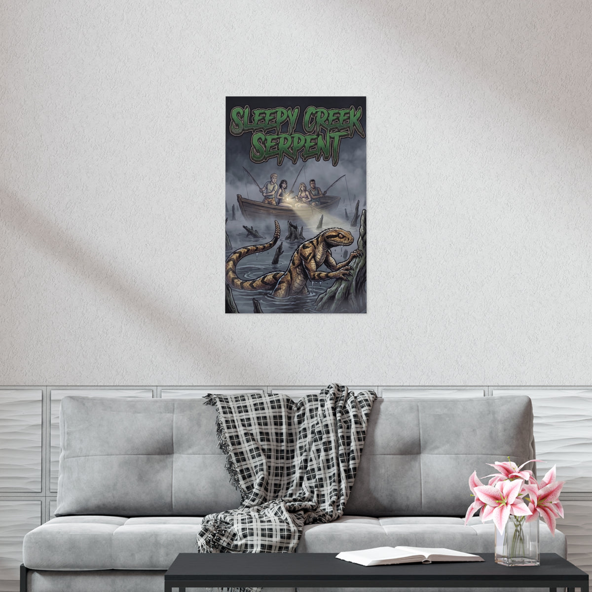SLEEPY CREEK SERPENT LATE FISHING TRIP Uncoated Posters