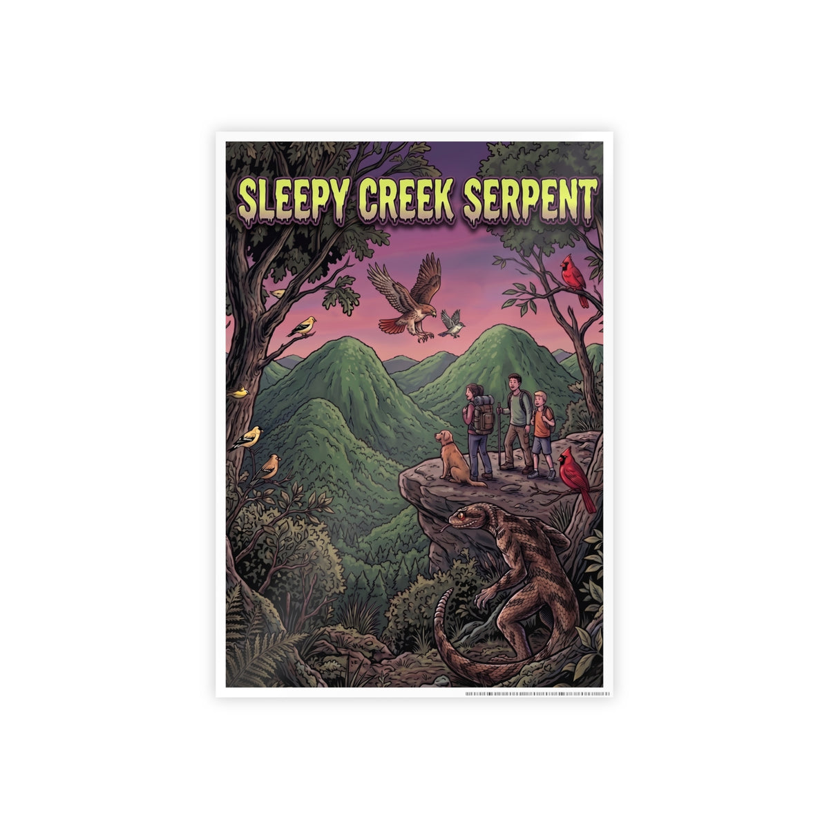 SLEEPY CREEK SERPENT OVERLOOK Gloss Posters