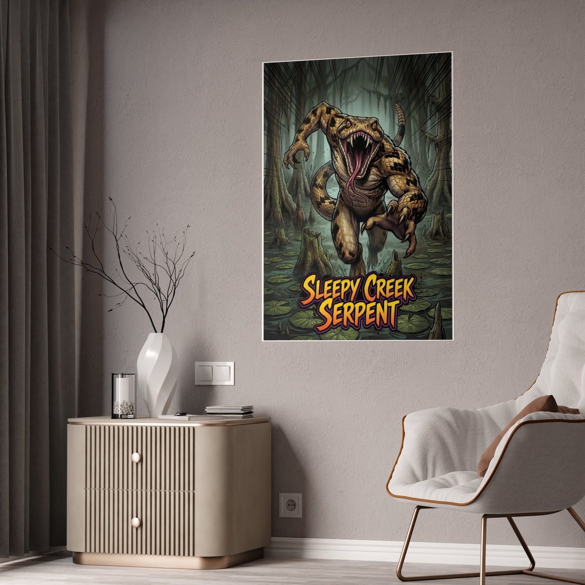 SLEEPY CREEK SERPENT NIGHT ATTACK Gloss Posters