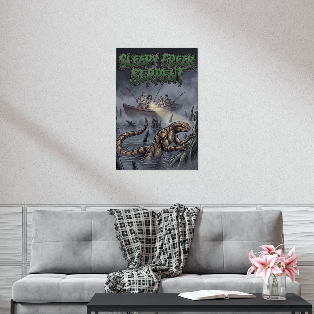 SLEEPY CREEK SERPENT LATE FISHING TRIP Uncoated Posters