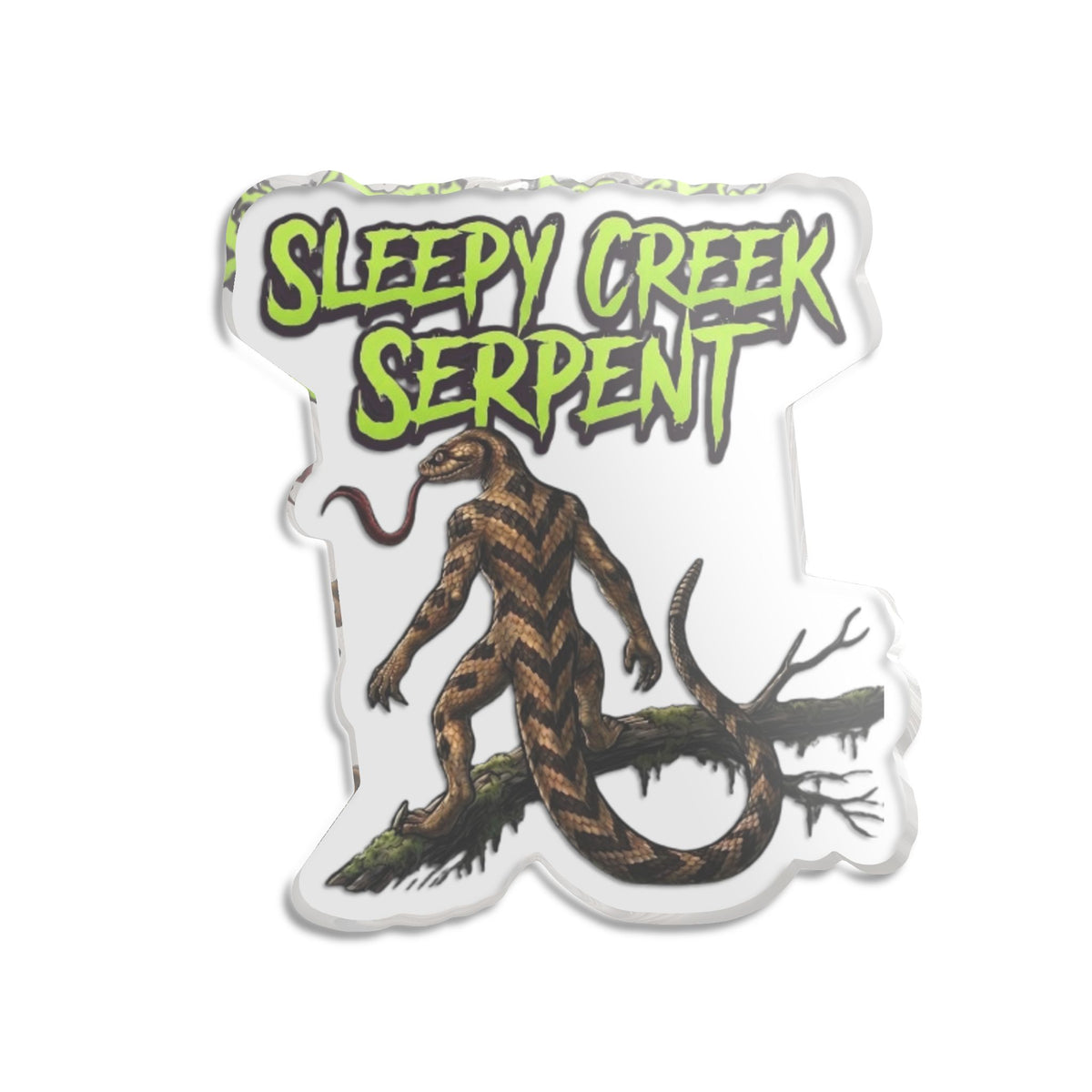 SLEEPY CREEK SERPENT Custom Cut Statue