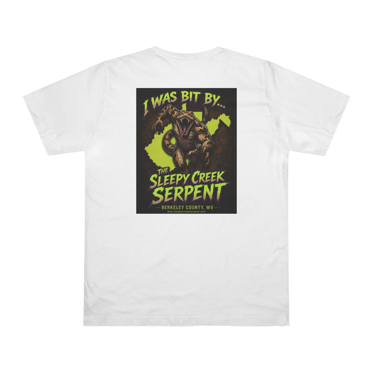 I Was Bit By... SLEEPY CREEK SERPENT WV Deluxe T-shirt