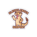SLEEPY CREEK SERPENT CUTE Die-Cut Stickers