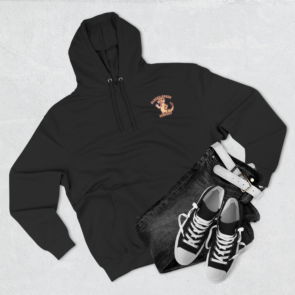 SLEEPY CREEK SERPENT CUTE Three-Panel Fleece Hoodie