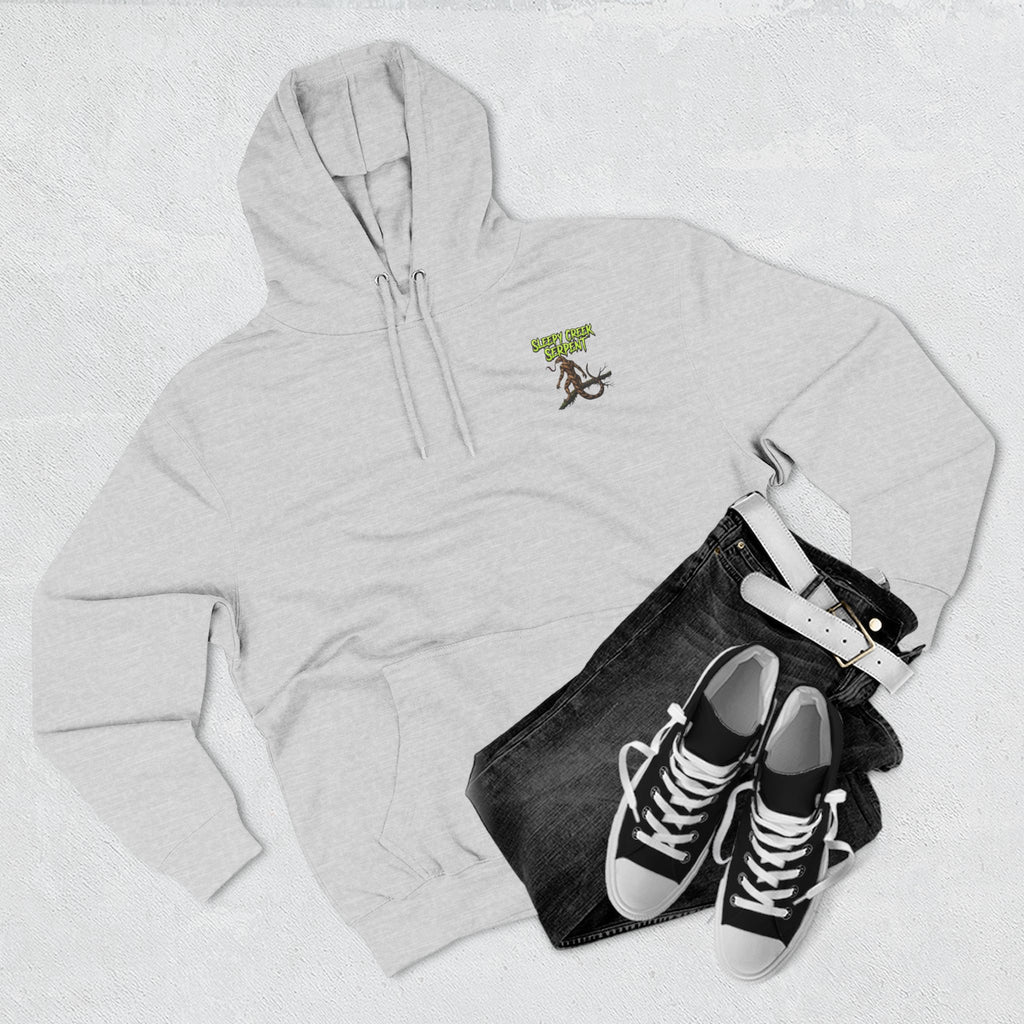 SLEEPY CREEK SERPENT OVERLOOK Three-Panel Fleece Hoodie