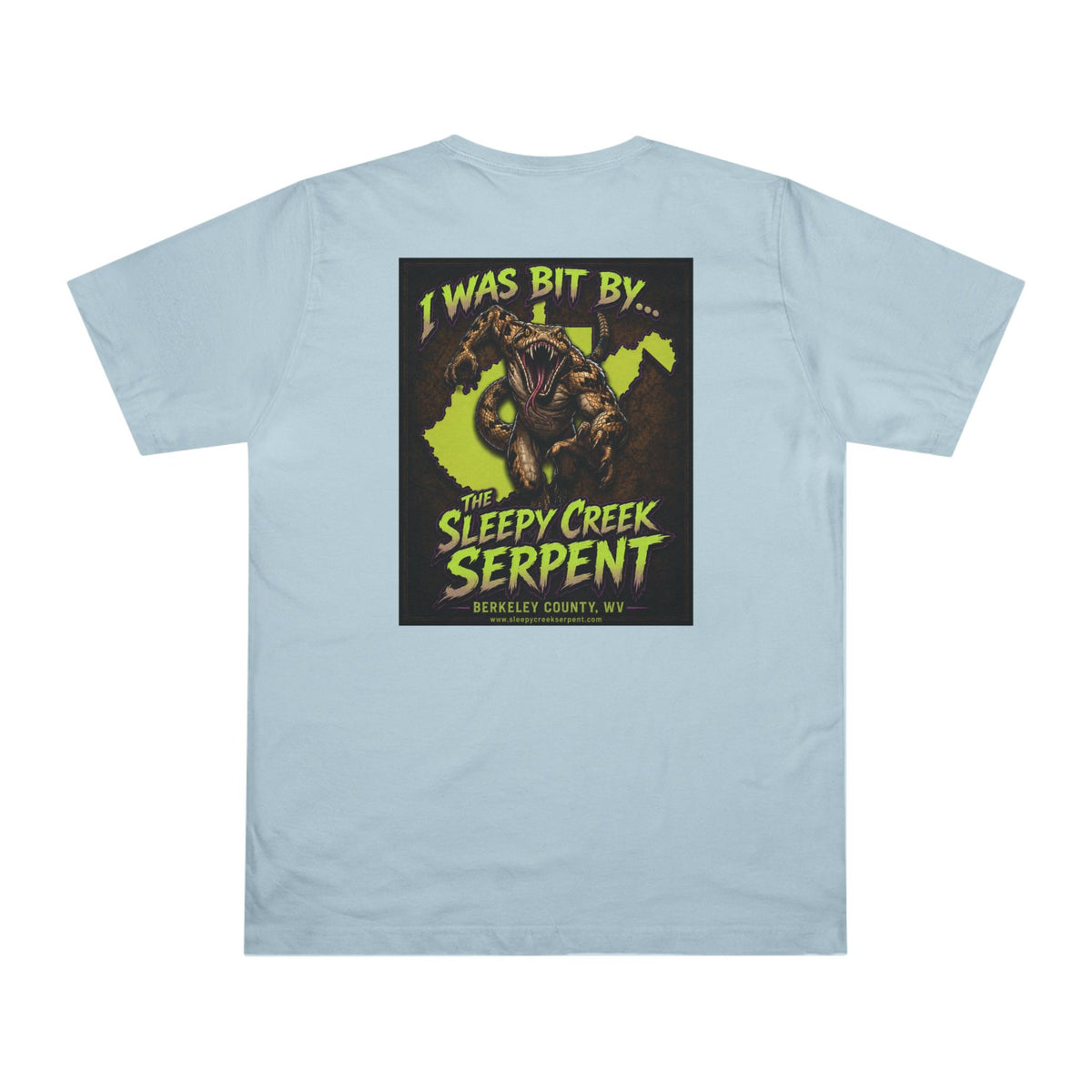 I Was Bit By... SLEEPY CREEK SERPENT WV Deluxe T-shirt
