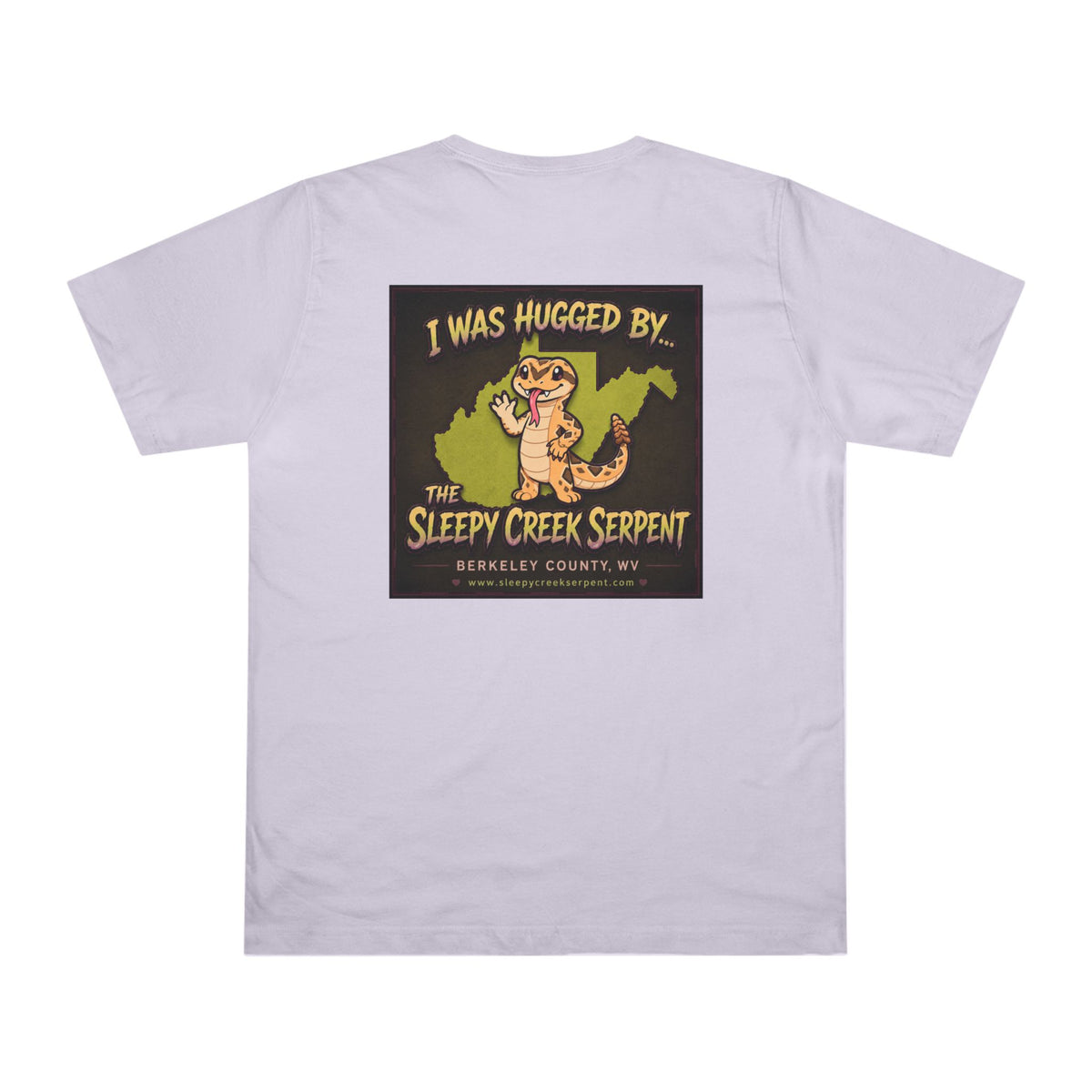 I Was Hugged By... SLEEPY CREEK SERPENT WV Deluxe T-shirt
