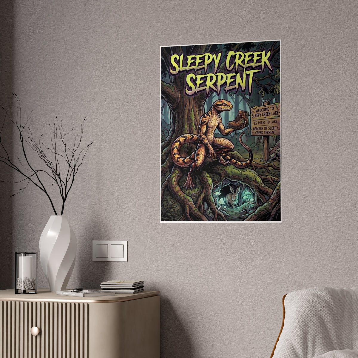 SLEEPY CREEK SERPENT HIKERS NIGHTMARE Gloss Posters