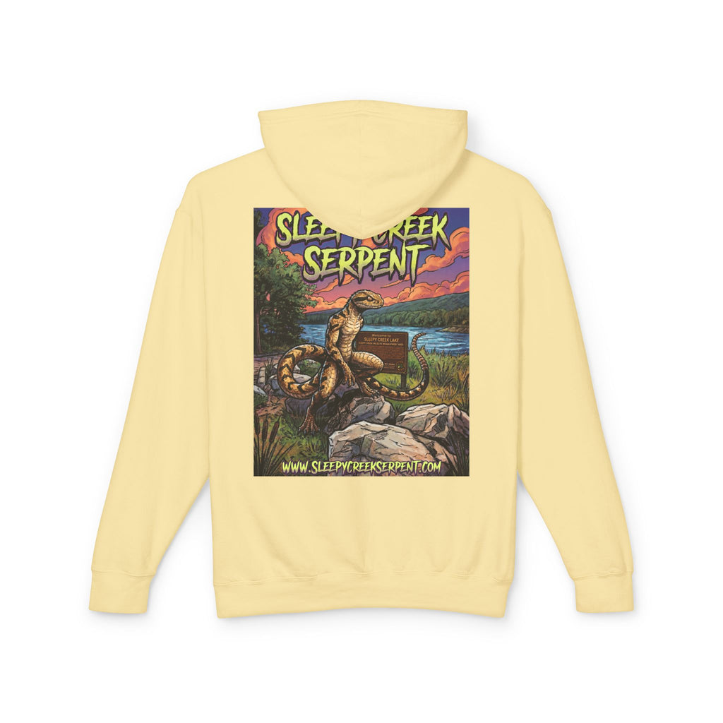 SLEEPY CREEK SERPENT LAKE SIGN  Lightweight Hooded Sweatshirt