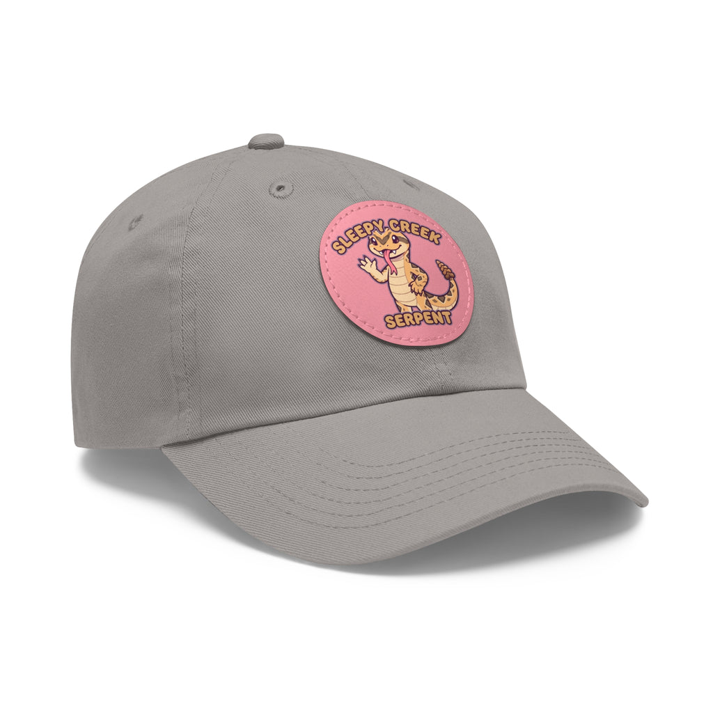 SLEEPY CREEK SERPENT CUTE Hat with Leather Patch (Round)