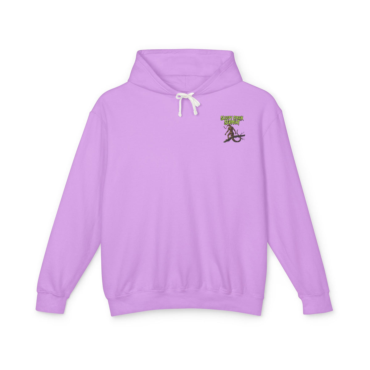 SLEEPY CREEK SERPENT LAKE SIGN  Lightweight Hooded Sweatshirt