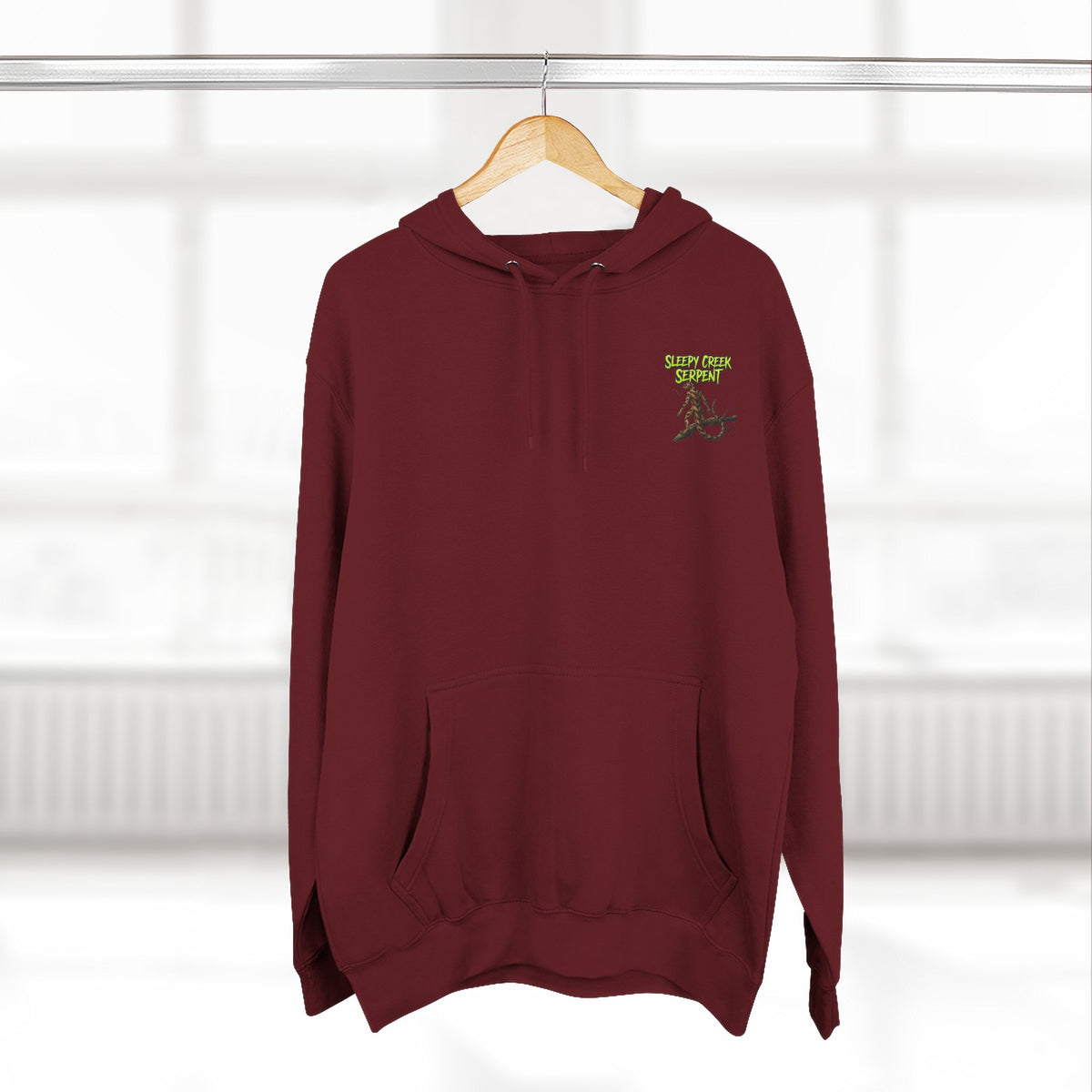 SLEEPY CREEK SERPENT OVERLOOK Three-Panel Fleece Hoodie