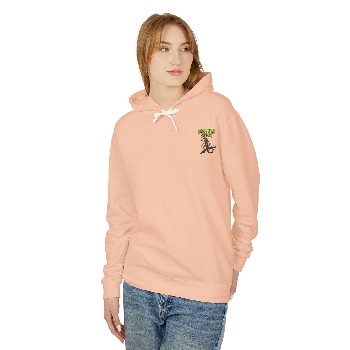 SLEEPY CREEK SERPENT LAKE SIGN  Lightweight Hooded Sweatshirt