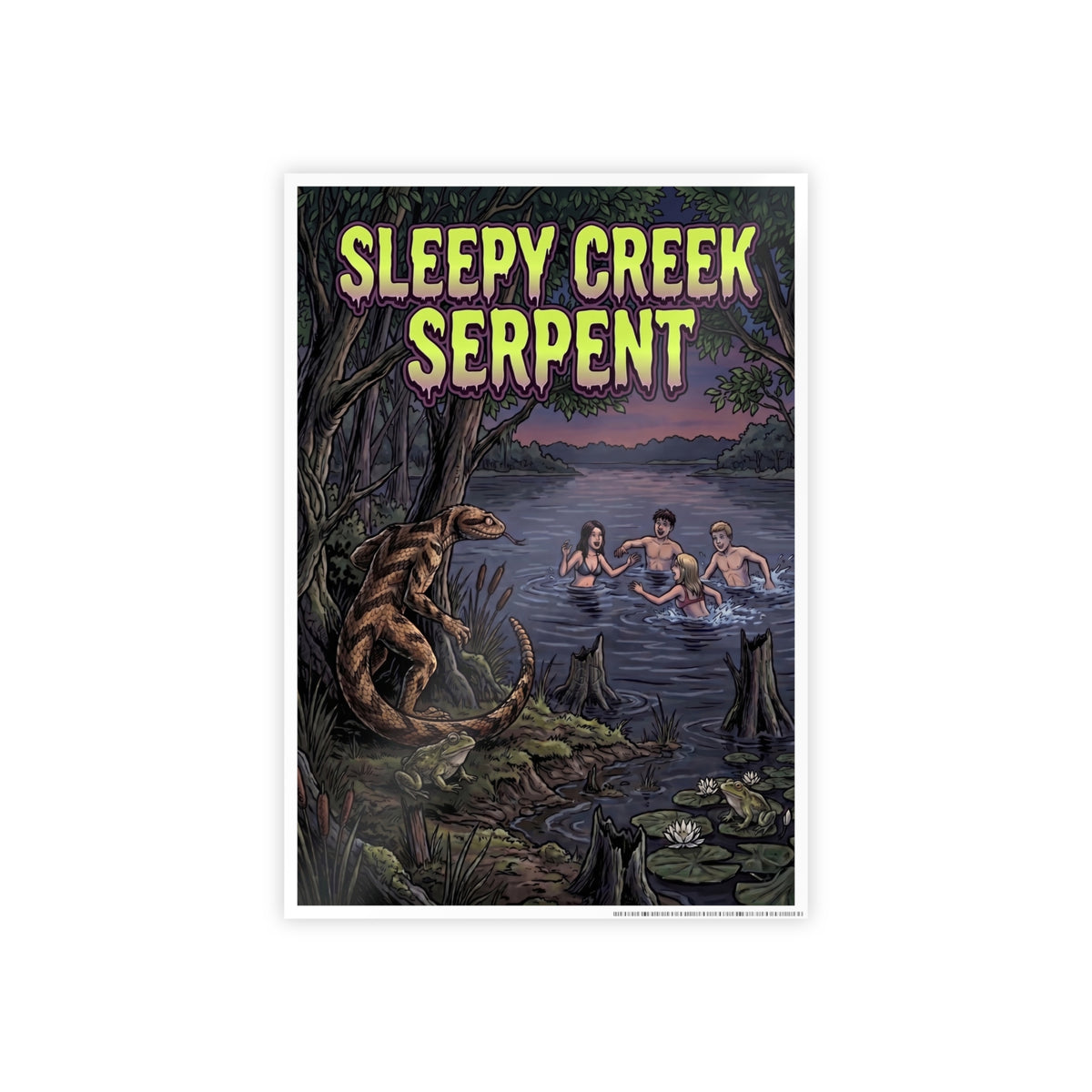 SLEEPY CREEK SERPENT LAKE SURPRISE Gloss Posters